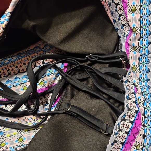 NWOT 3 PIECES BOY SHORT SWIM SPORTS BRA TOP SWIM TEE YOGA WORK OUT VOLLEYBALL - Picture 11 of 11